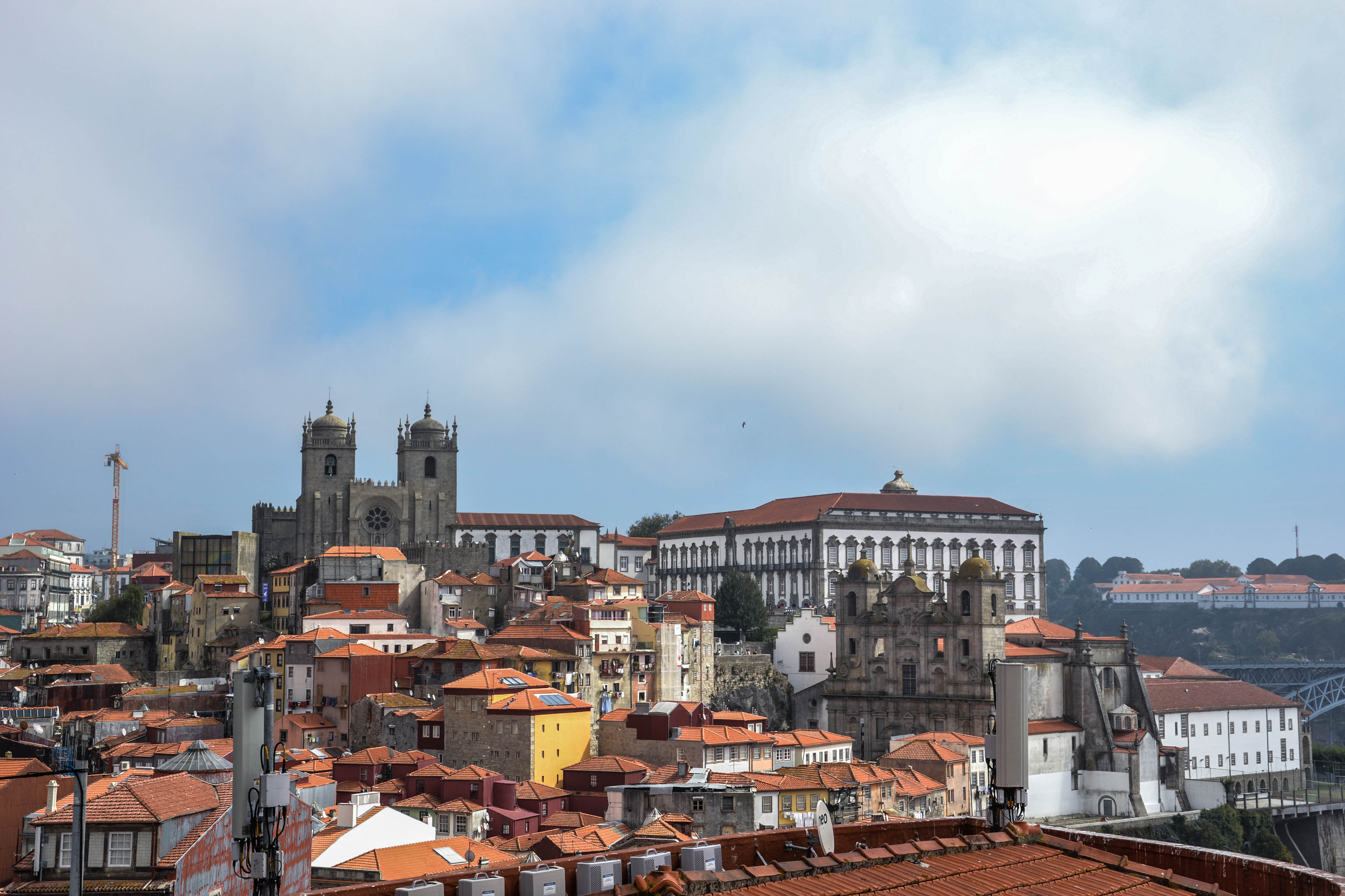 Panorama Porto Miradouro da Vitoria to jedna z najlepszych atrakcji w Porto