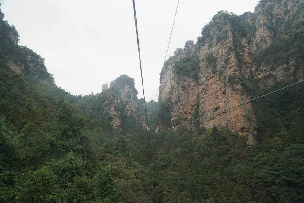 Kolejka linowa, Zhangjiajie