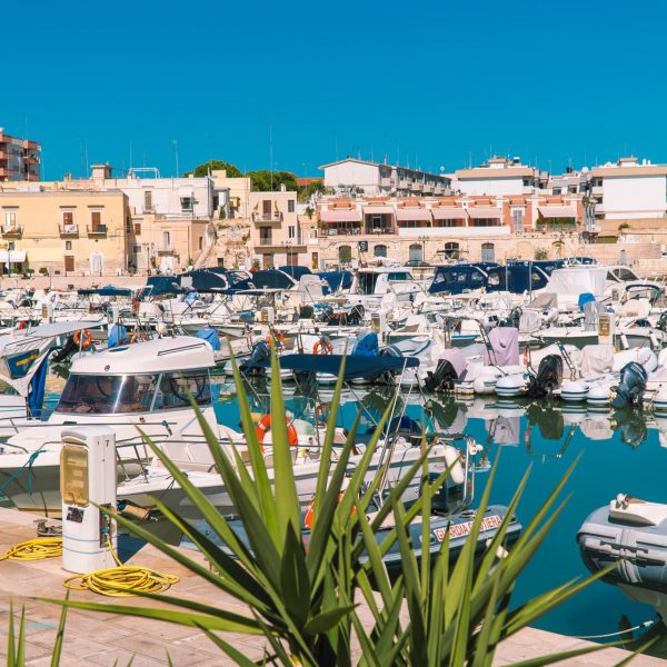 Łódki w Bisceglie | Najładniejsze miasteczka w Apulii