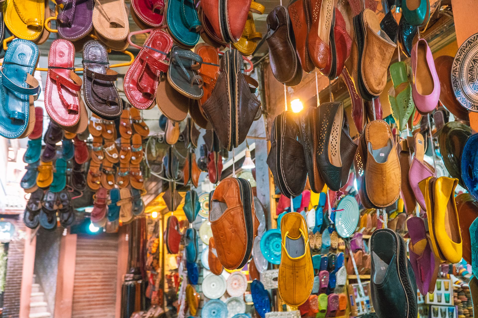 Skórzane buty i kapcie w Maroko | Plan wyjazdu do Maroko