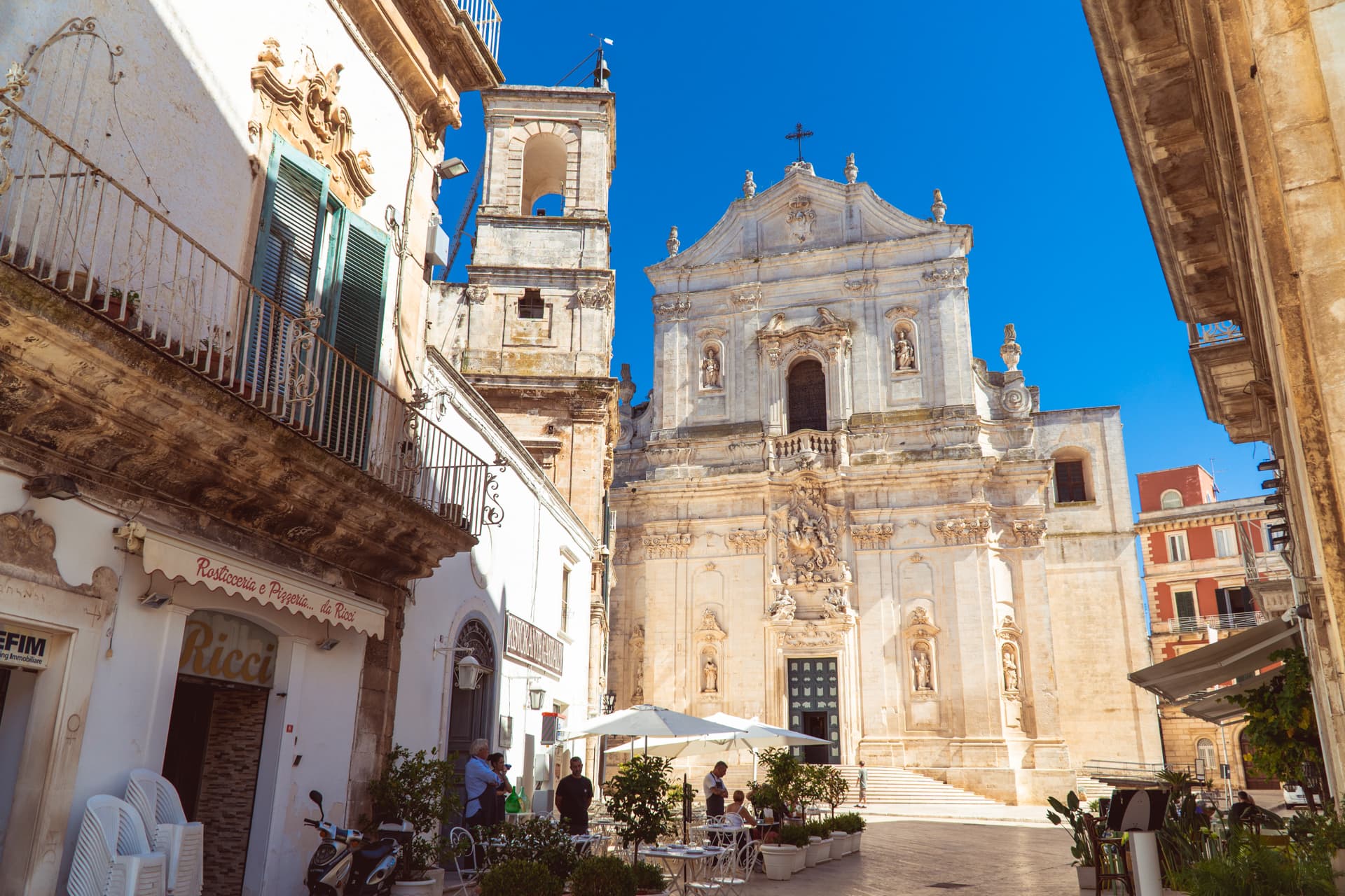 Fasada katedry w Martina Franca | Plan wyjazdu do Apulii