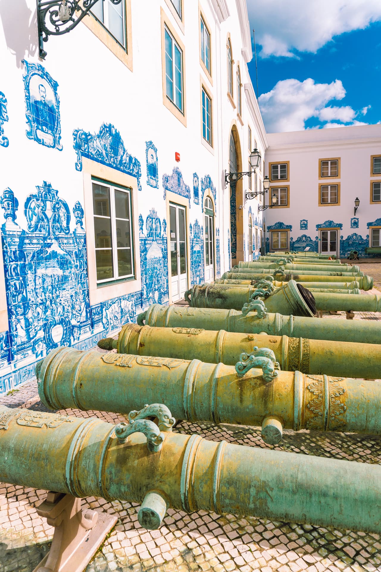 Azulejos w Muzeum Militarnym w Lizbonie
