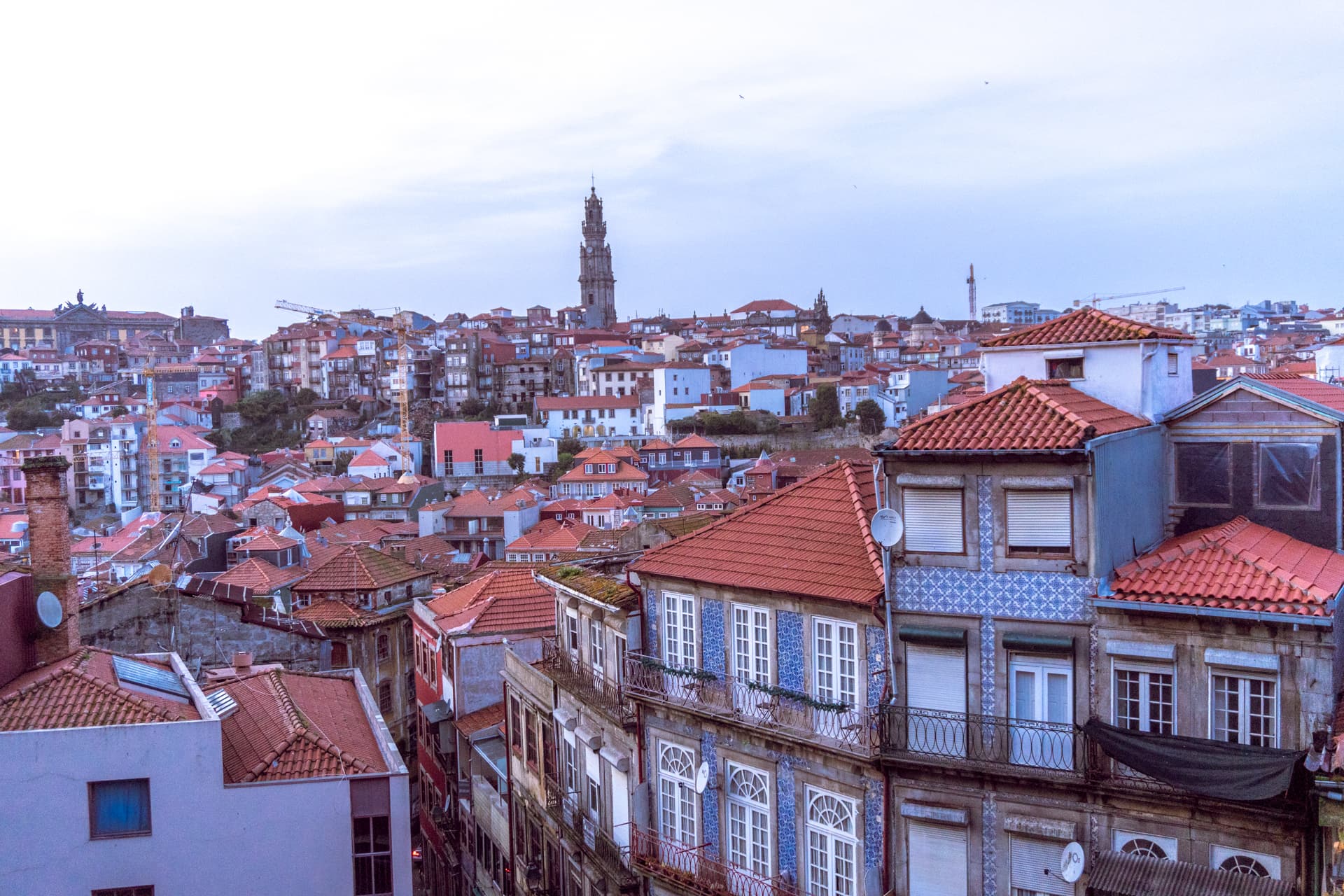Wieczorny widok Porto