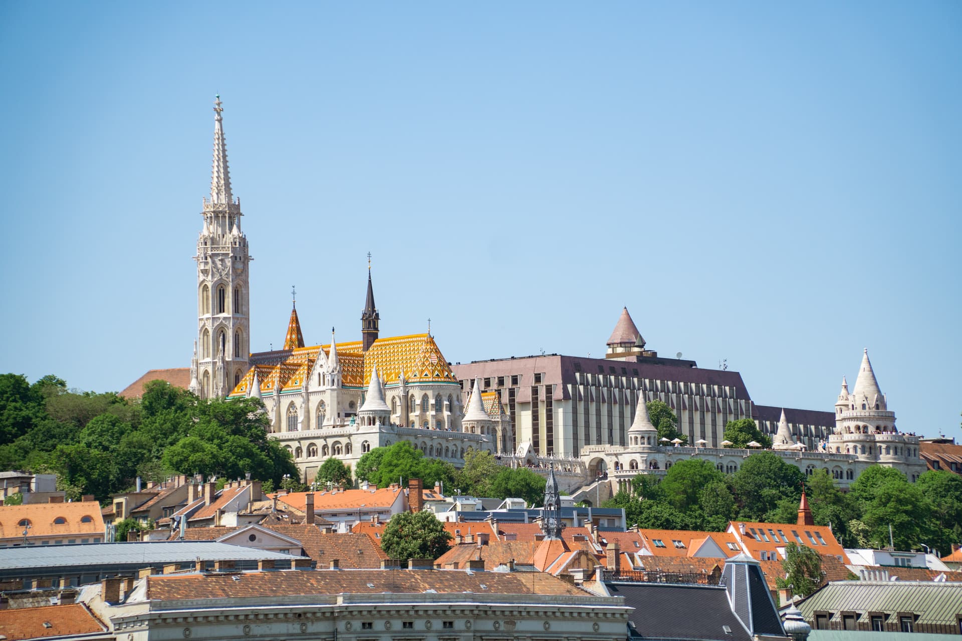 Widok na Budę, część Budapesztu | Dojazd do Budapesztu