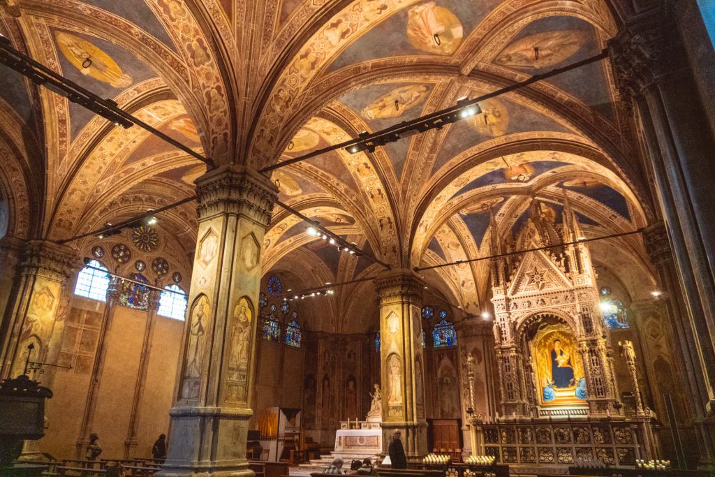 Wnętrze kościoła Orsanmichele | Zwiedzanie Florencji. Informacje praktyczne