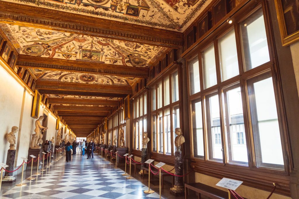Galeria Uffizi we Florencji | Plan wyjazdu do Włoch