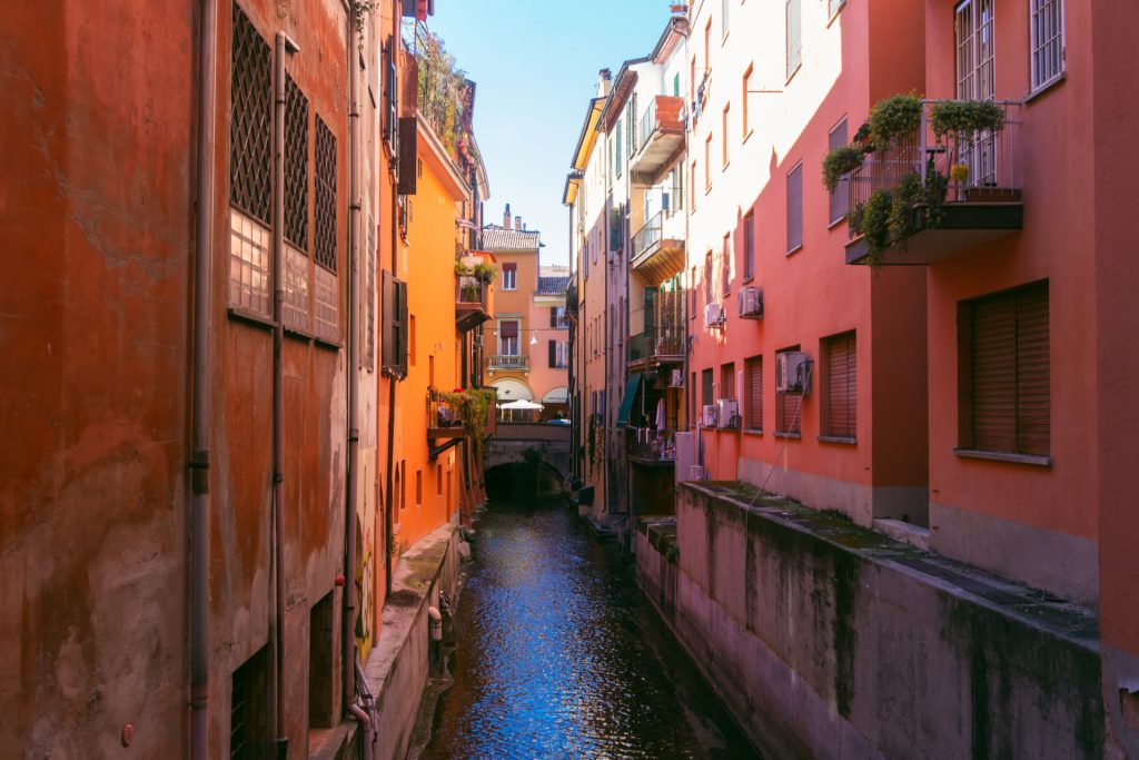 Kanał w Bolonii | Plan wyjazdu do Włoch