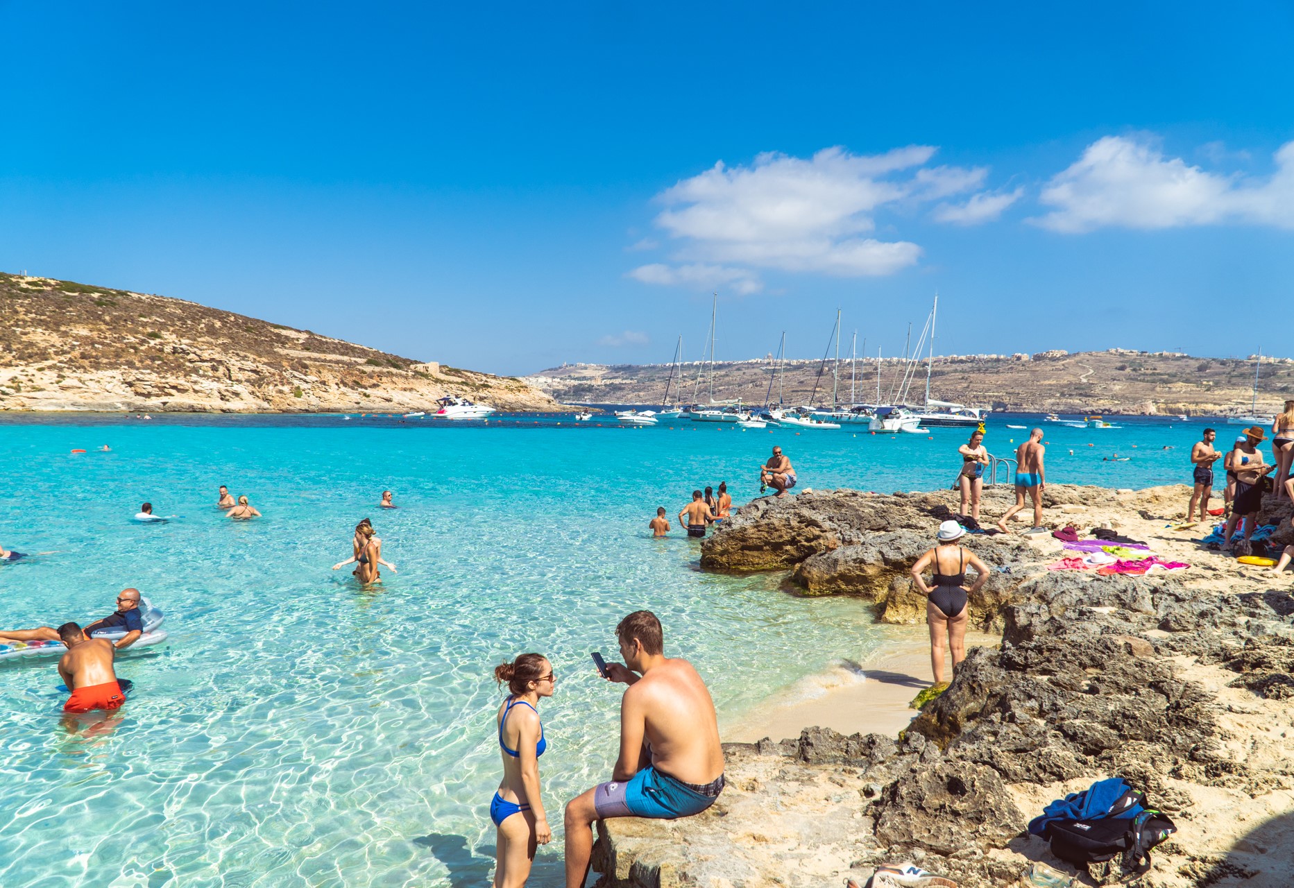 Błękitna Laguna na Comino | Plaże na Malcie i Gozo