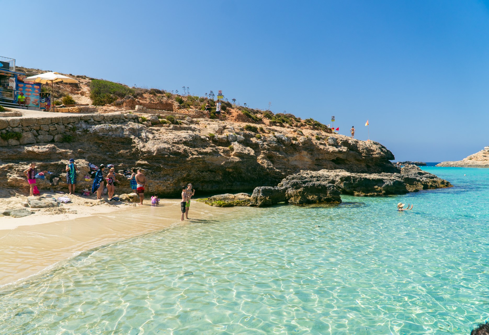 Plaże na wyspie Comino | Plaże na Malcie i Gozo