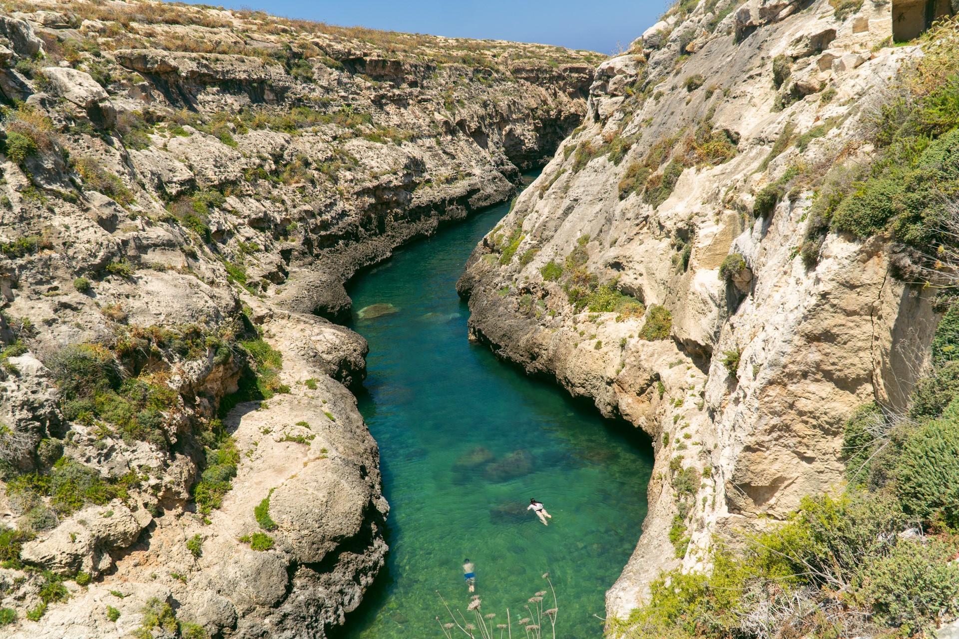 Wąwóz morski Wied il Ghasri | Zwiedzanie Malty