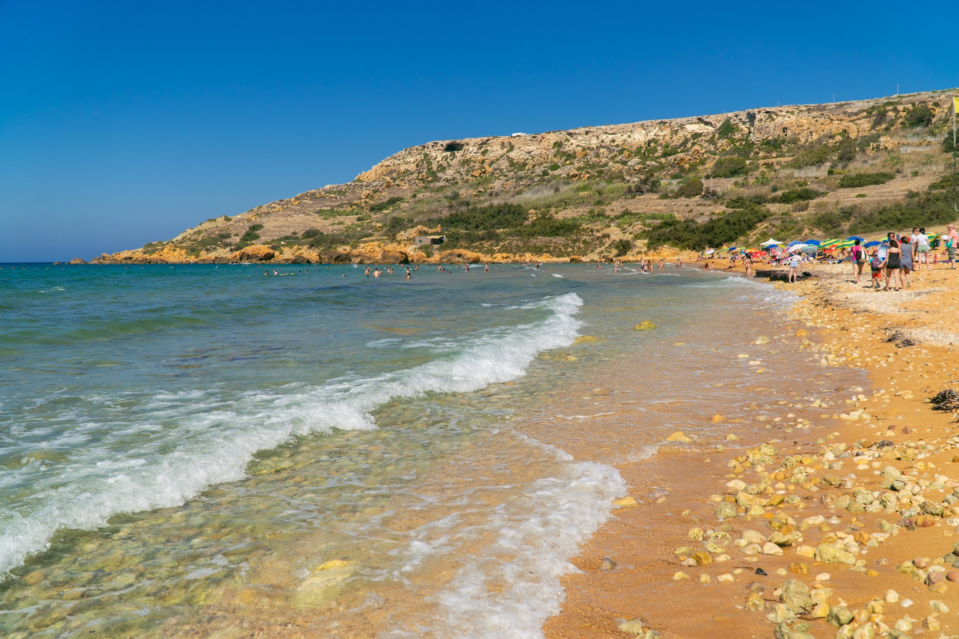 Plaża Ramla na Gozo | Plaże na Malcie i Gozo