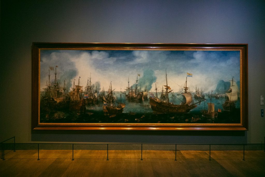 Zbiory malarstwa morskiego w Scheepvaartmuseum | Co zobaczyć w Amsterdamie?