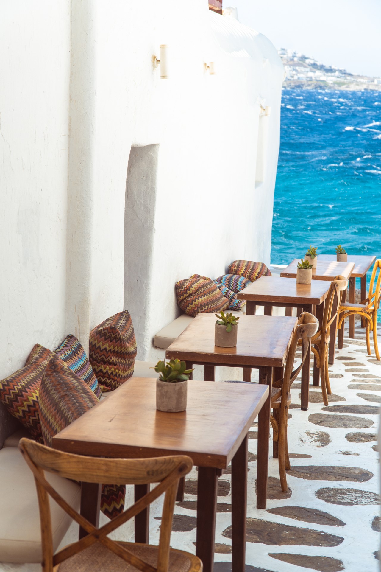 Najpiękniejsza restauracja Kastro's na Mykonos | Czy warto jechać na Mykonos?