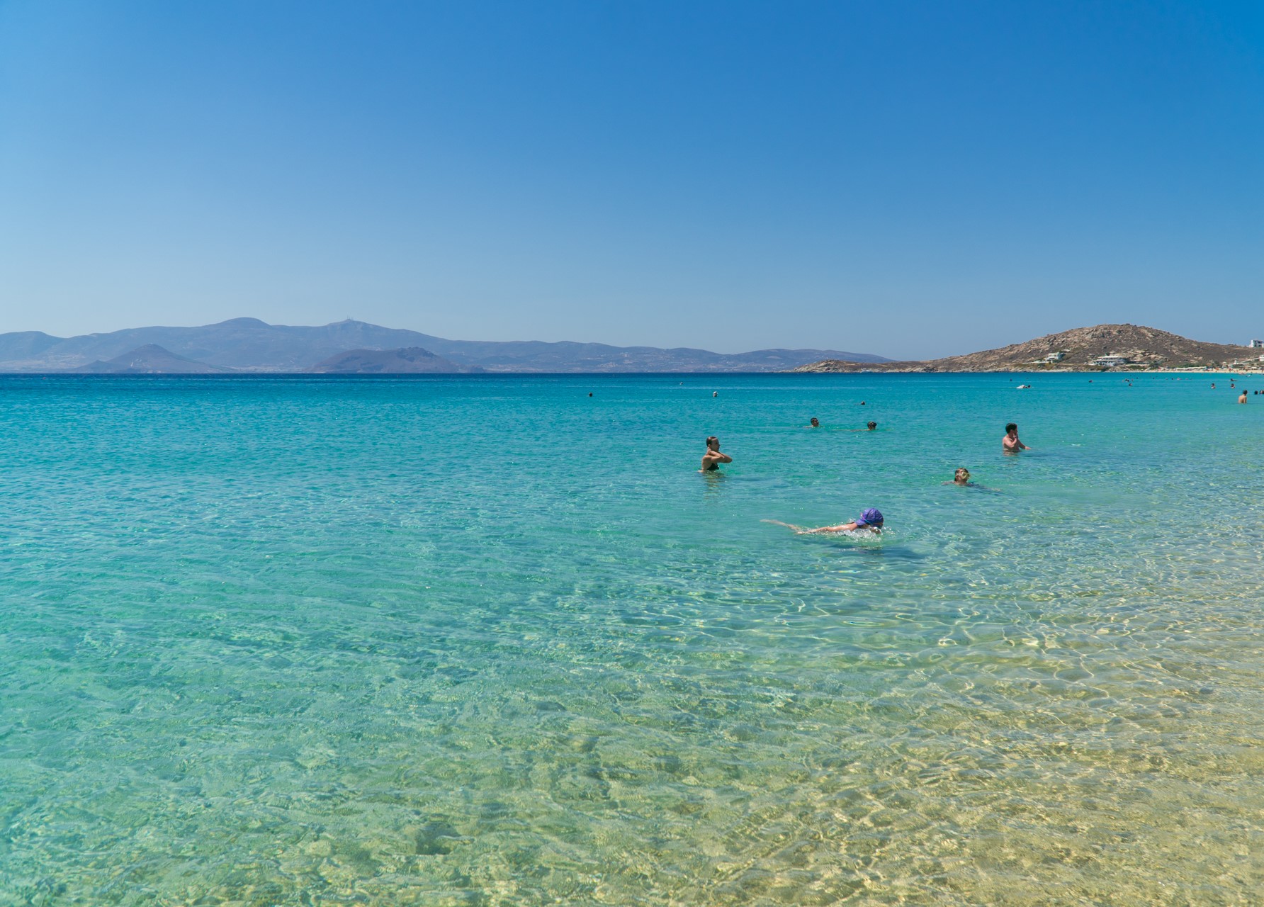 Najpiękniejsza plaża na greckiej wyspie Naksos