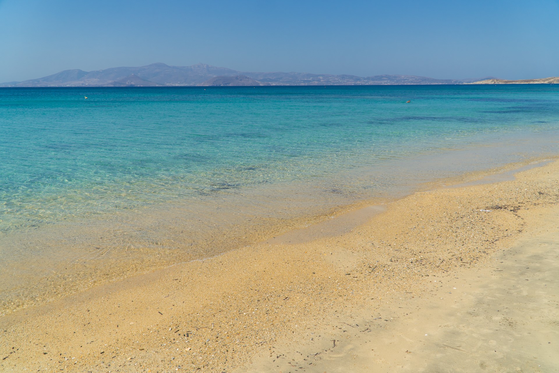 Wakacje na plaży Agia Anna, Naxos