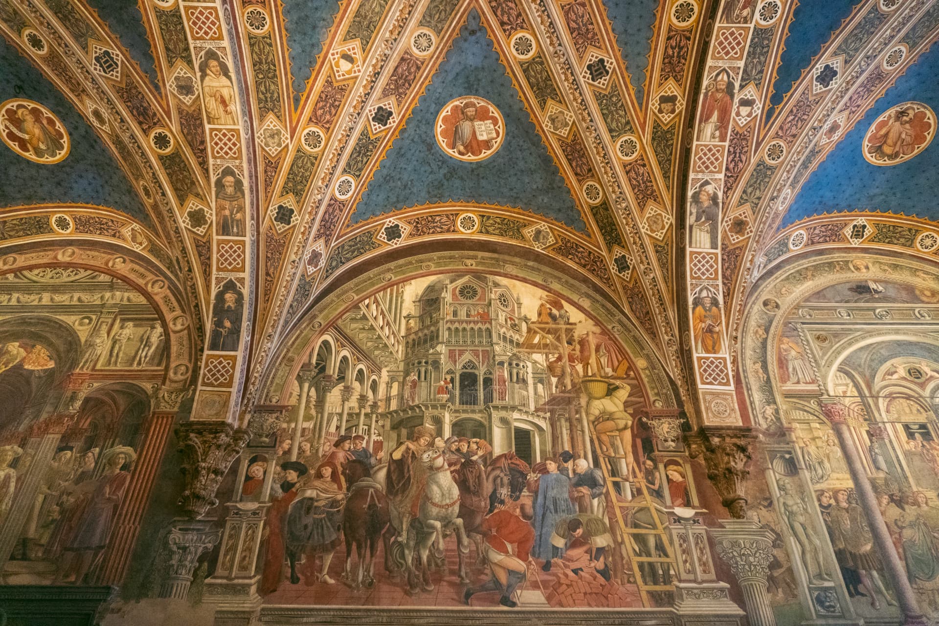 freski w muzeum w dawnym szpitalu | Zwiedzanie Sieny