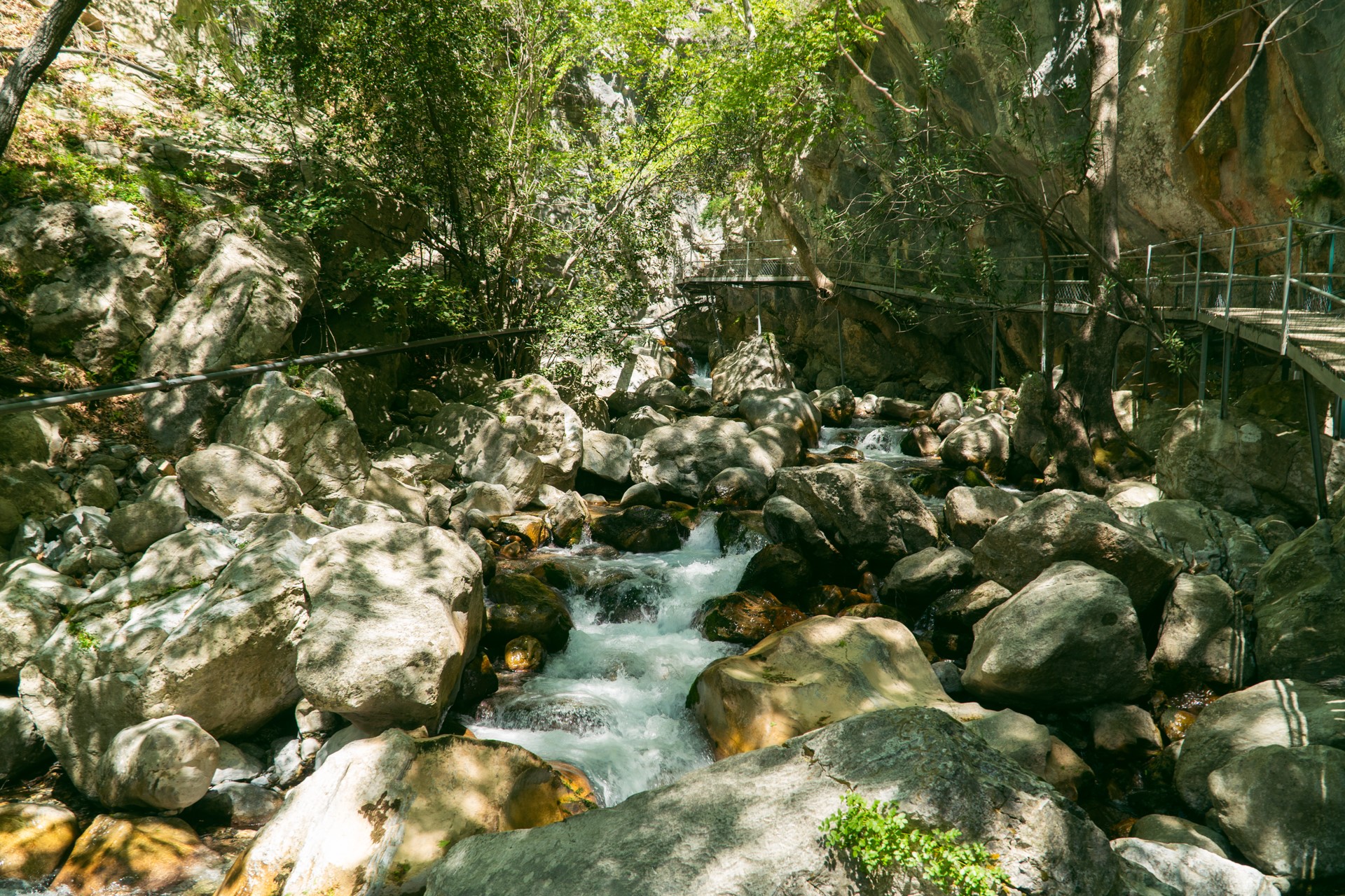 Potok płynący przez Kanion Sapadere