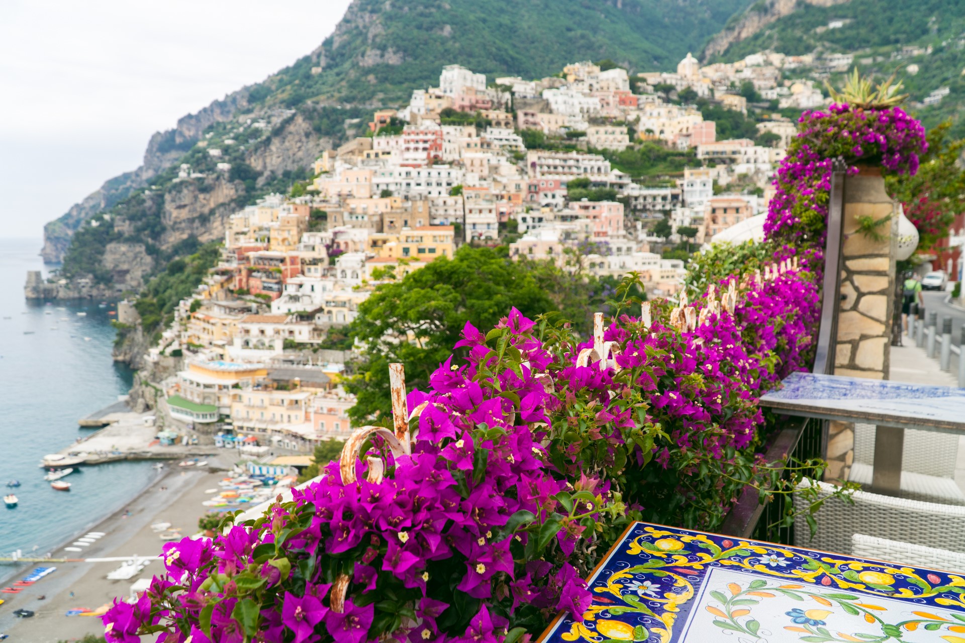 Kwiaty w Positano | Wybrzeże Amalfi