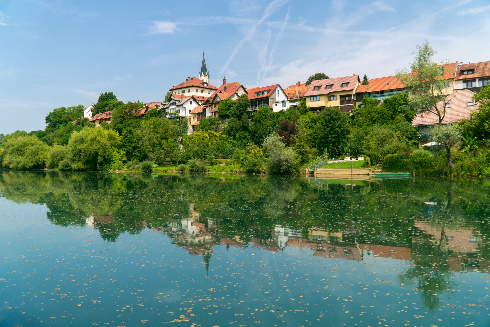 Widok na Novo Mesto | Najładniejsze miasteczka w Słowenii