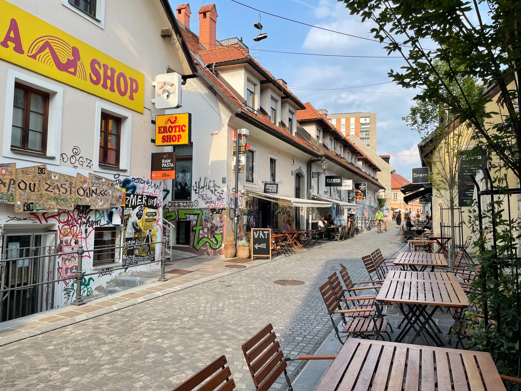 Ulica Metalkova | Zwiedzanie Lublany