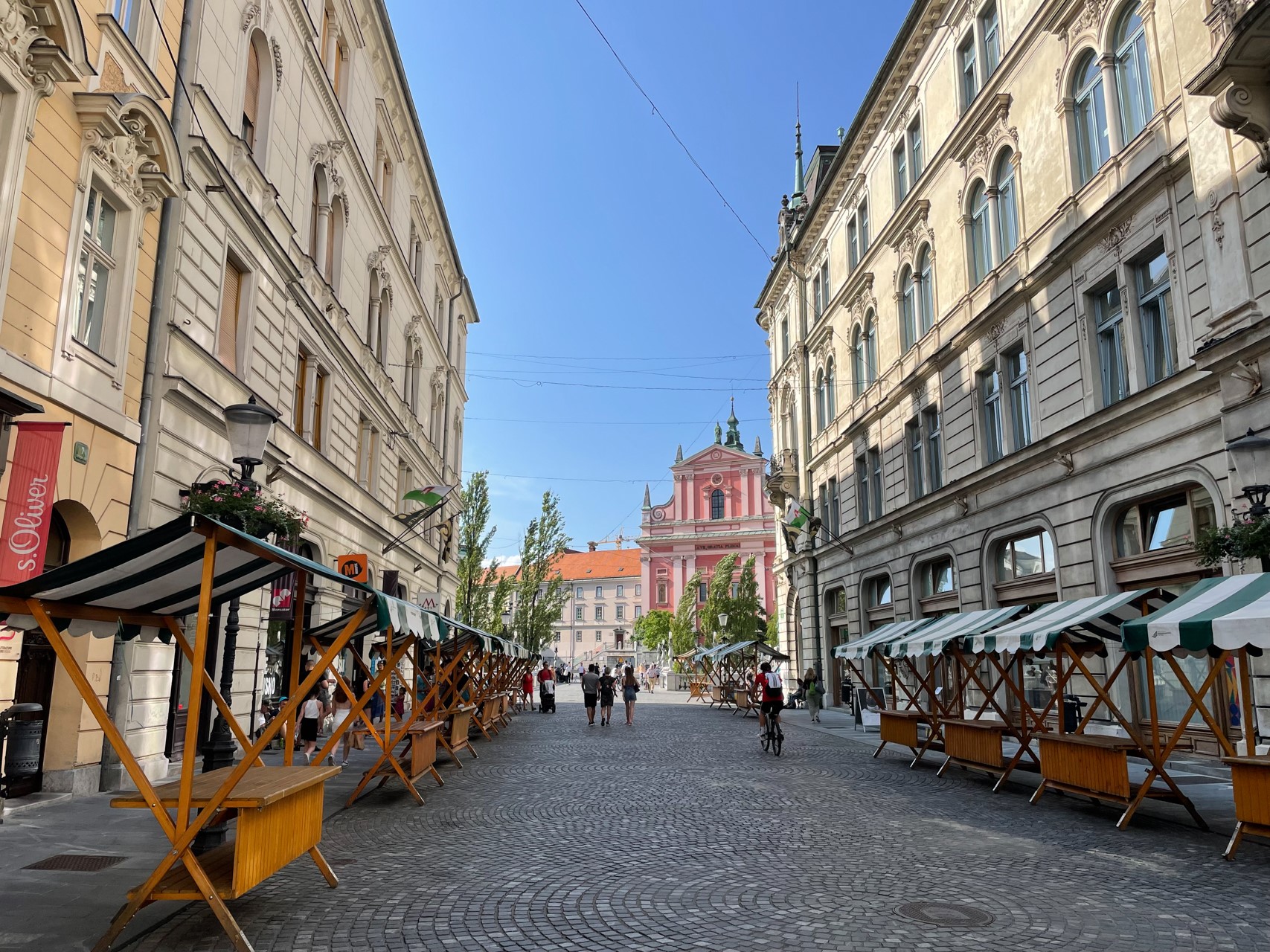 Jedna z najładniejszych ulic w Lublanie | Zwiedzanie Lublany