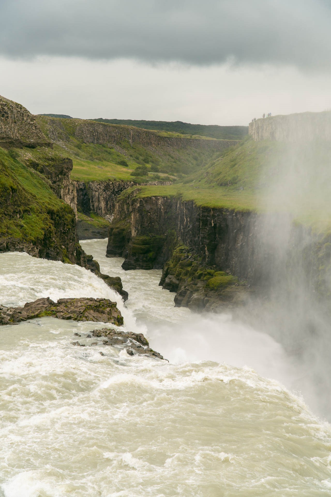 Kanion przy wodospadzie Gullfoss | Atrakcje na Islandii