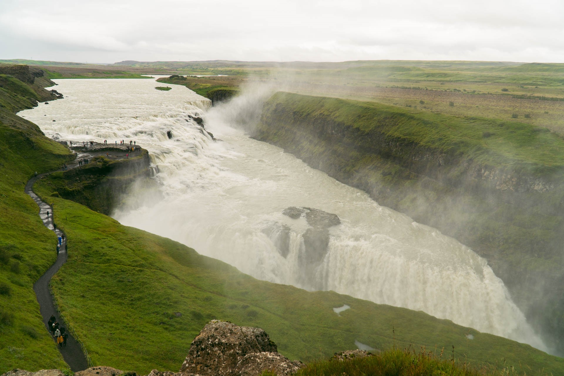 Złoty Krąg Gullfoss | Atrakcje na Islandii