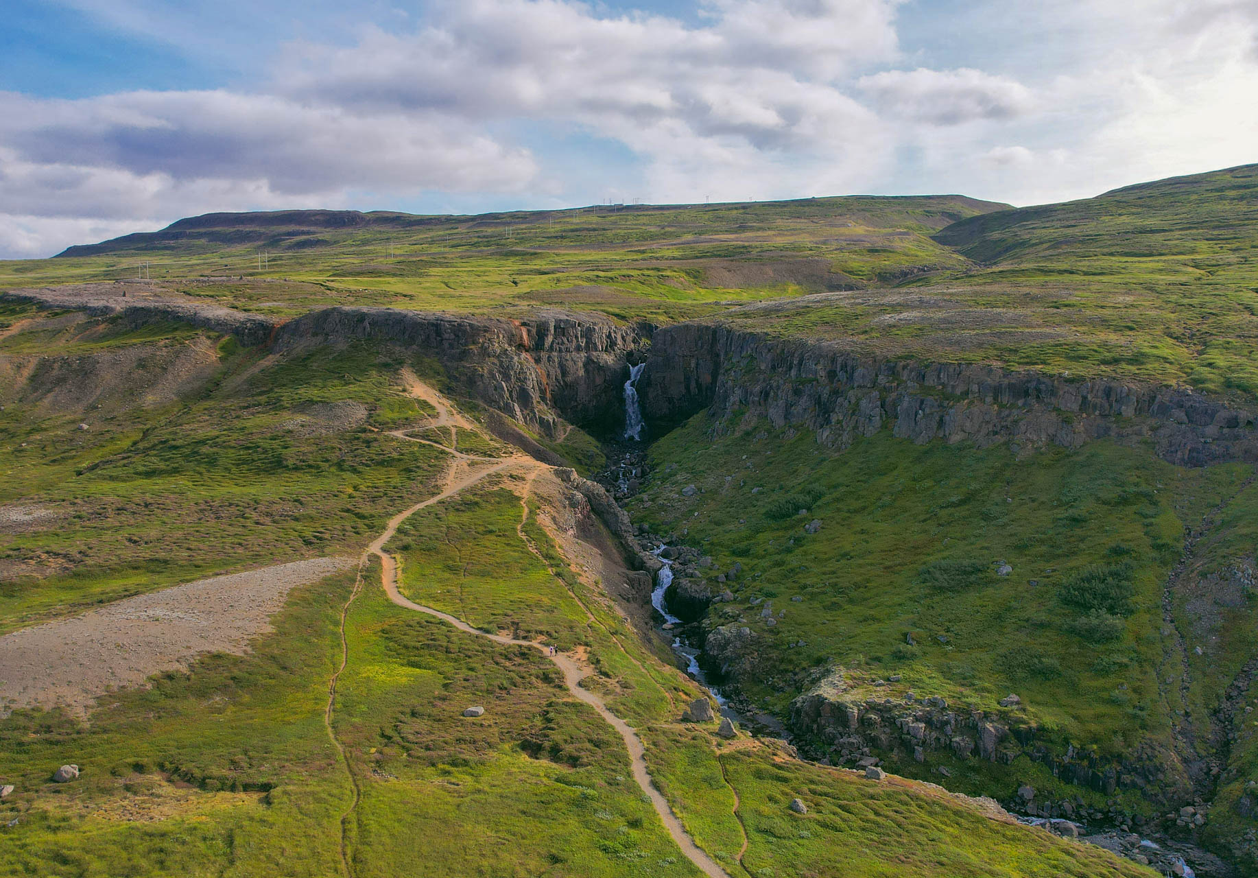 Fardagafoss | Islandzkie wodospady