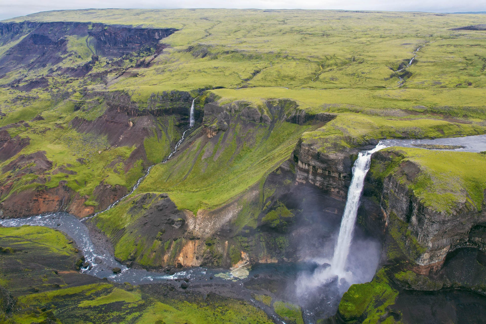 Wodospad Haifoss | Podróż na Islandię