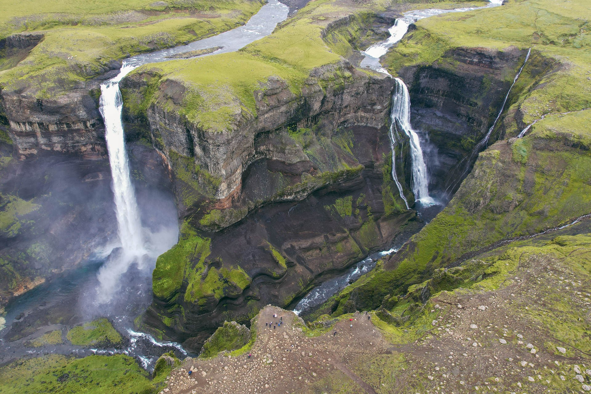 Wodospad Háifoss | islandzkie wodospady