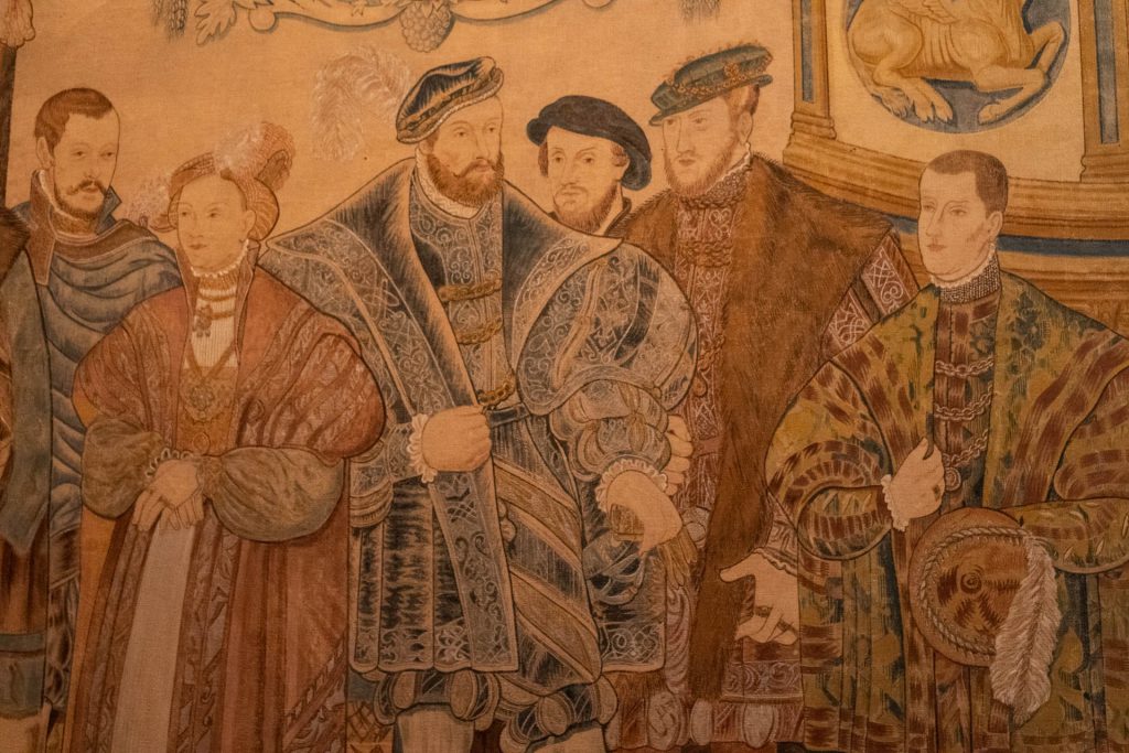 Gobelin Opona de Croy | Szlak Gryfitów