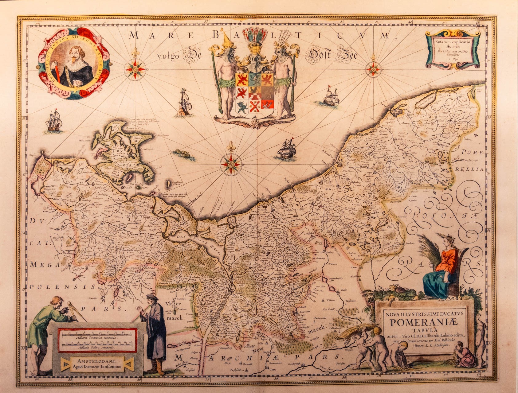 Mapa Pomorza Zachodniego | Szlak Gryfitów
