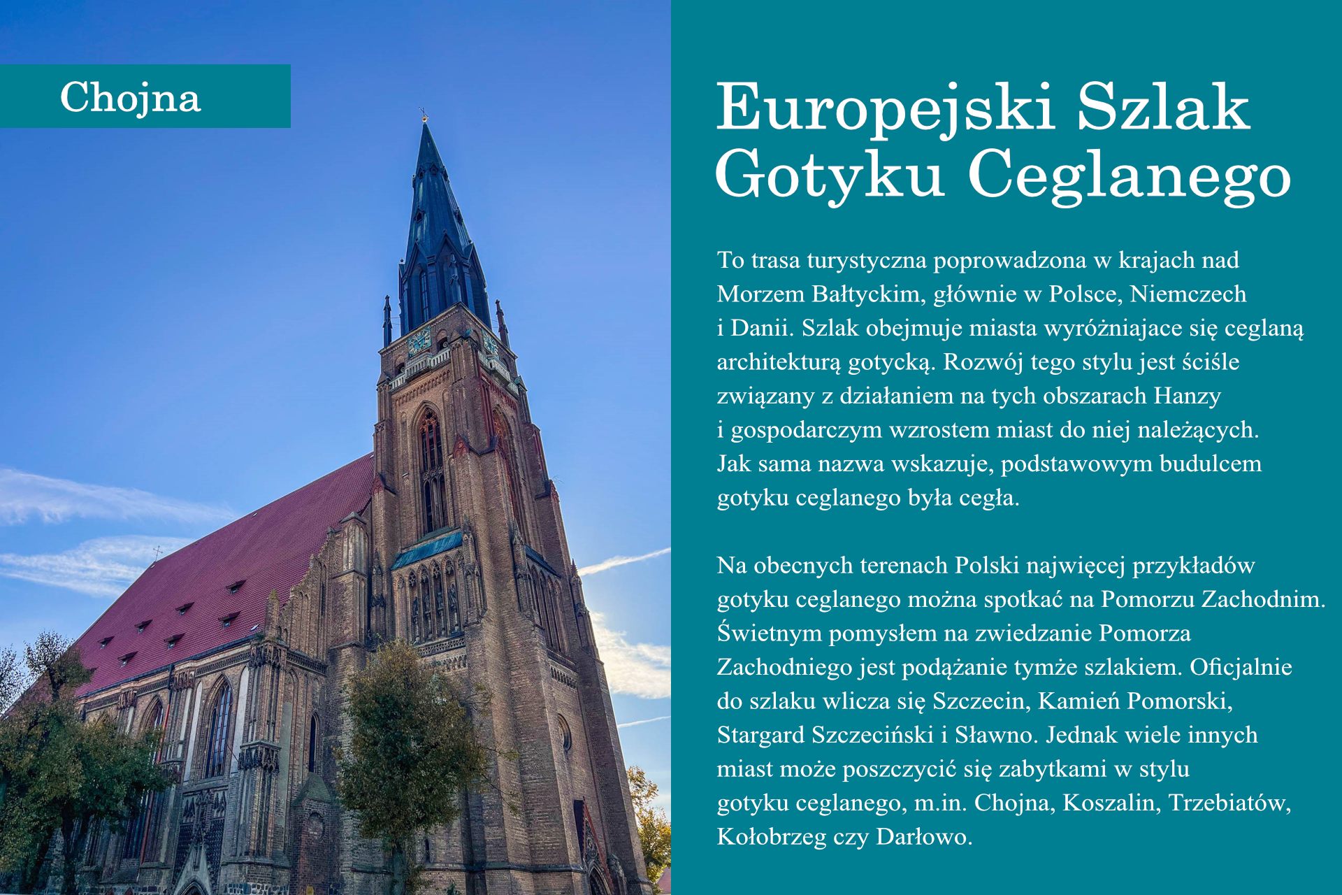 Europejski Szlak Gotyku Ceglanego | Pojezierze Myśliborskie