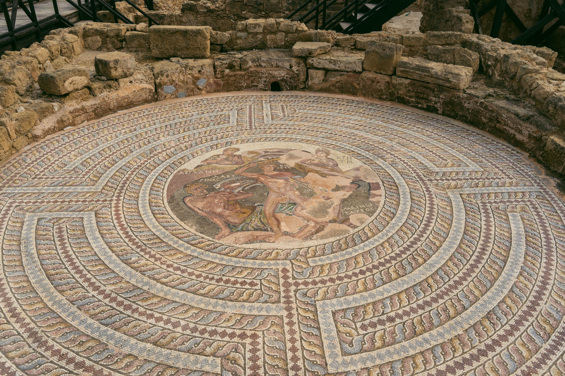 Mozaiki w Parku Archeologicznym Kato Pafos | Weekend na Cyprze