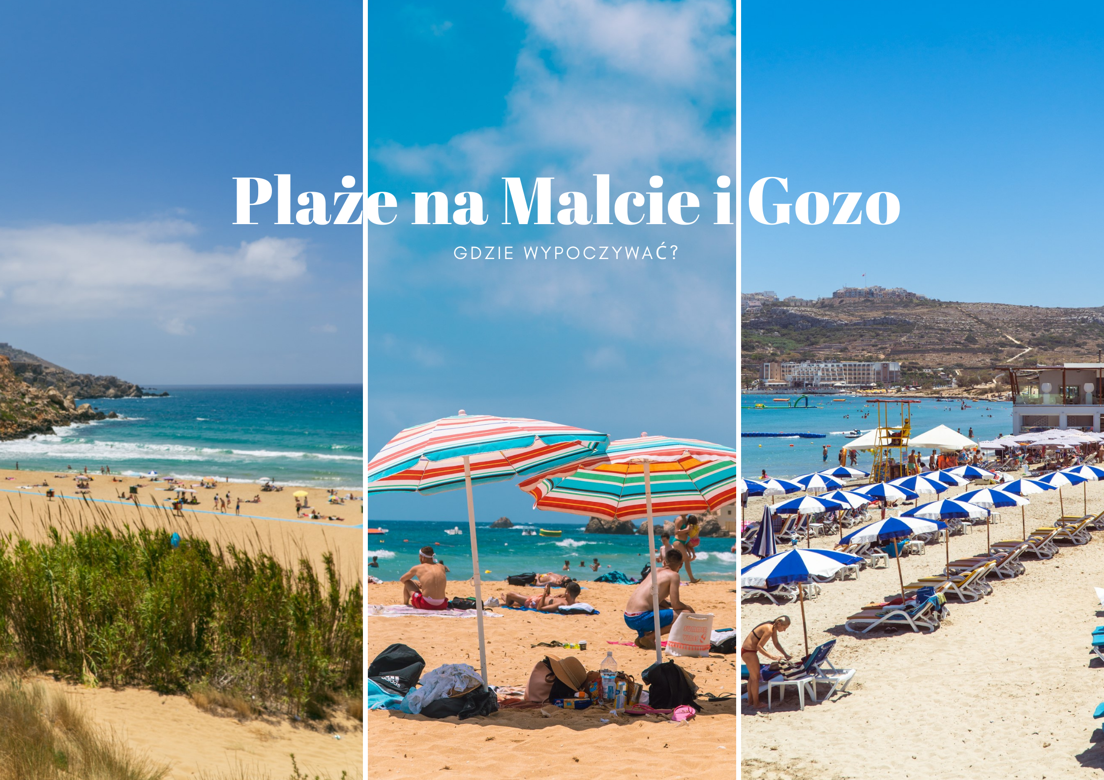 Plaże na Malcie i Gozo