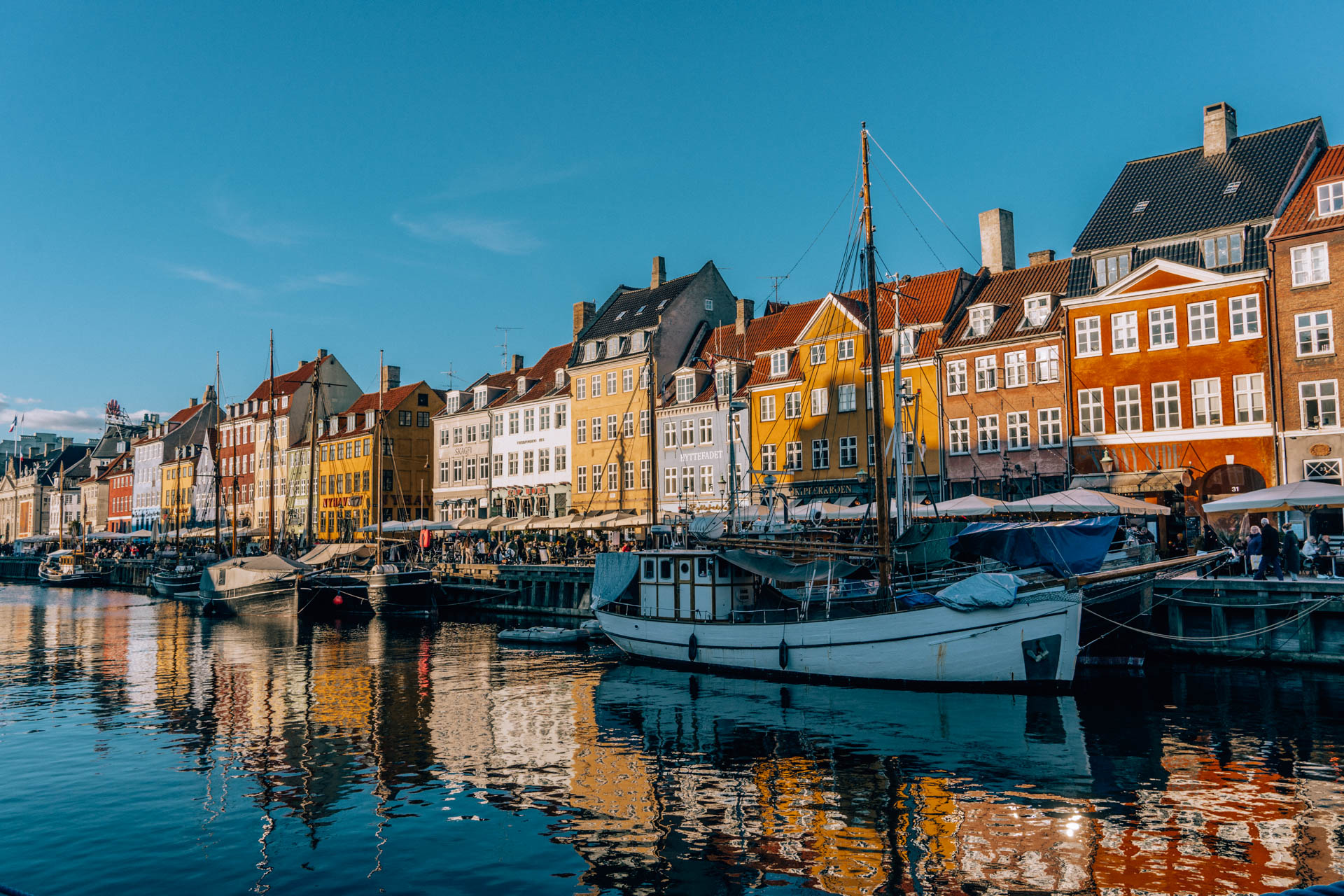 Barwne kamienice nad kanałem | Atrakcje w Kopenhadze