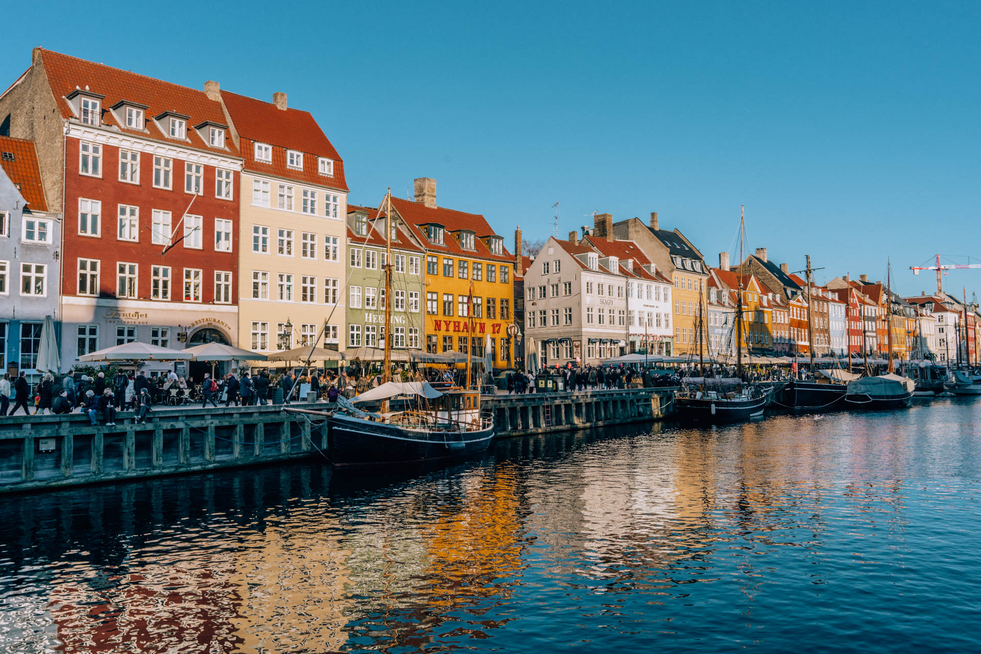 Kolorowe kamieniczki w porcie | Atrakcje w Kopenhadze 