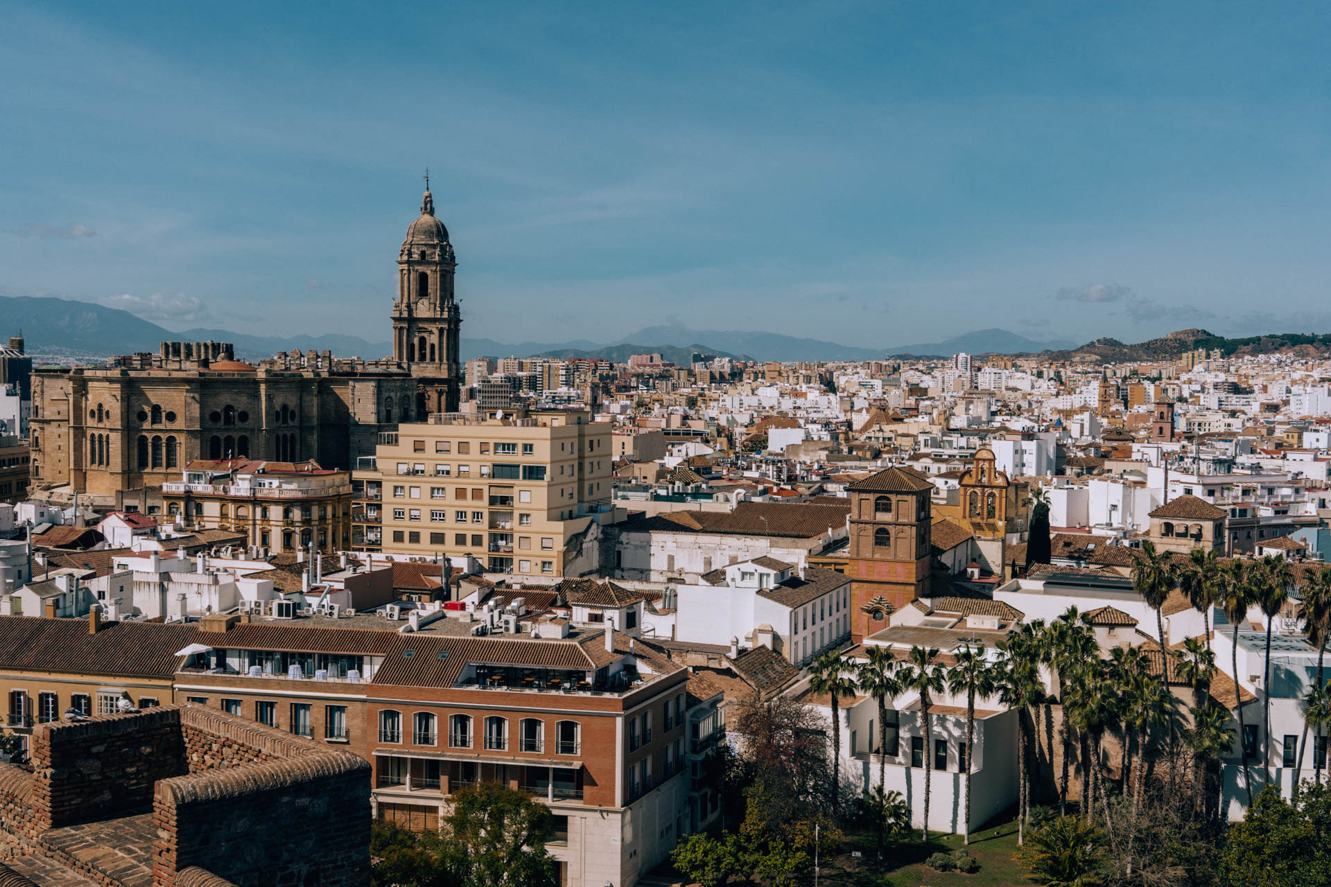 Panorama miasta z Alcazaby | Weekend w Maladze