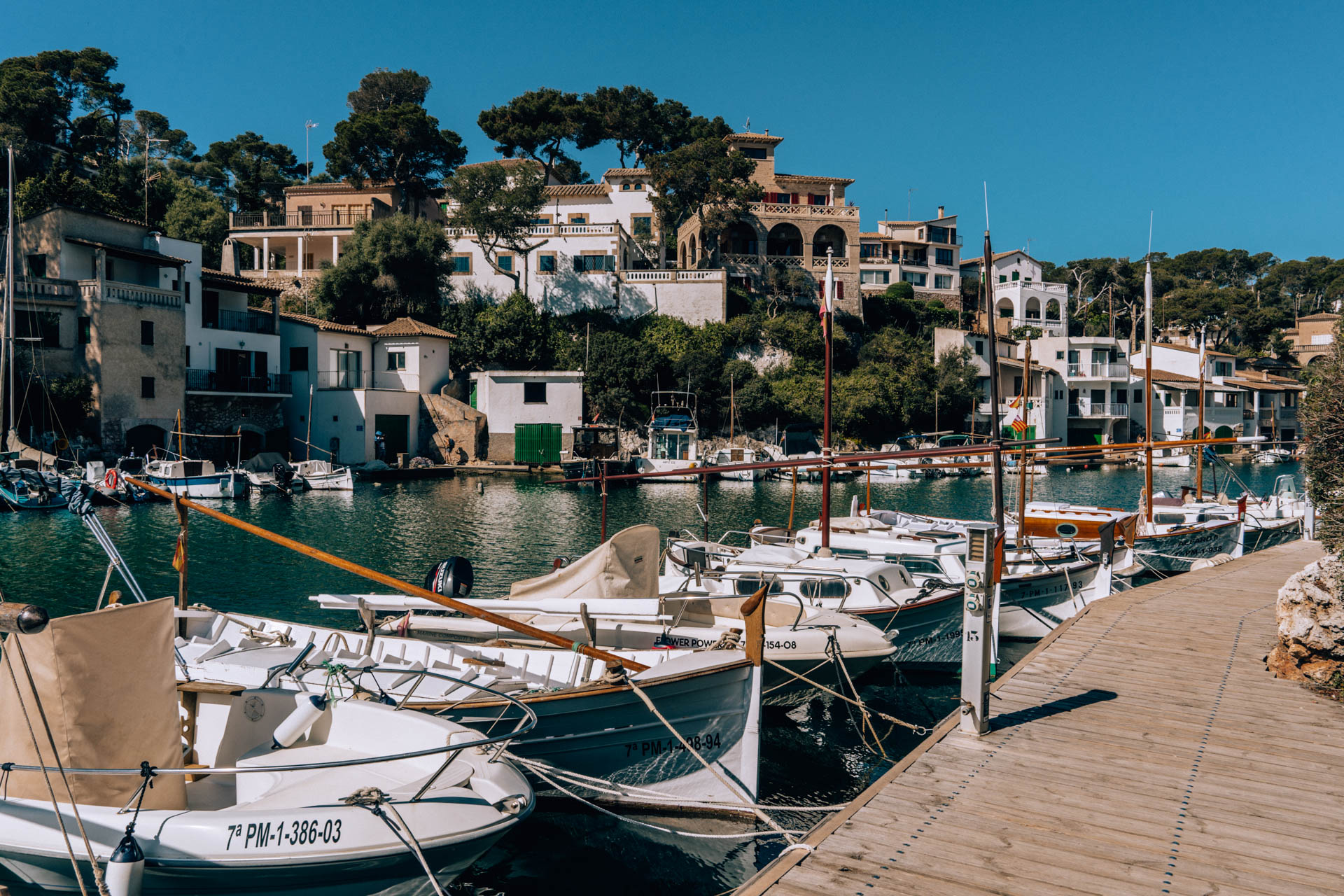 Trasa wzdłuż portu w Cala Figuera | Atrakcje na Majorce