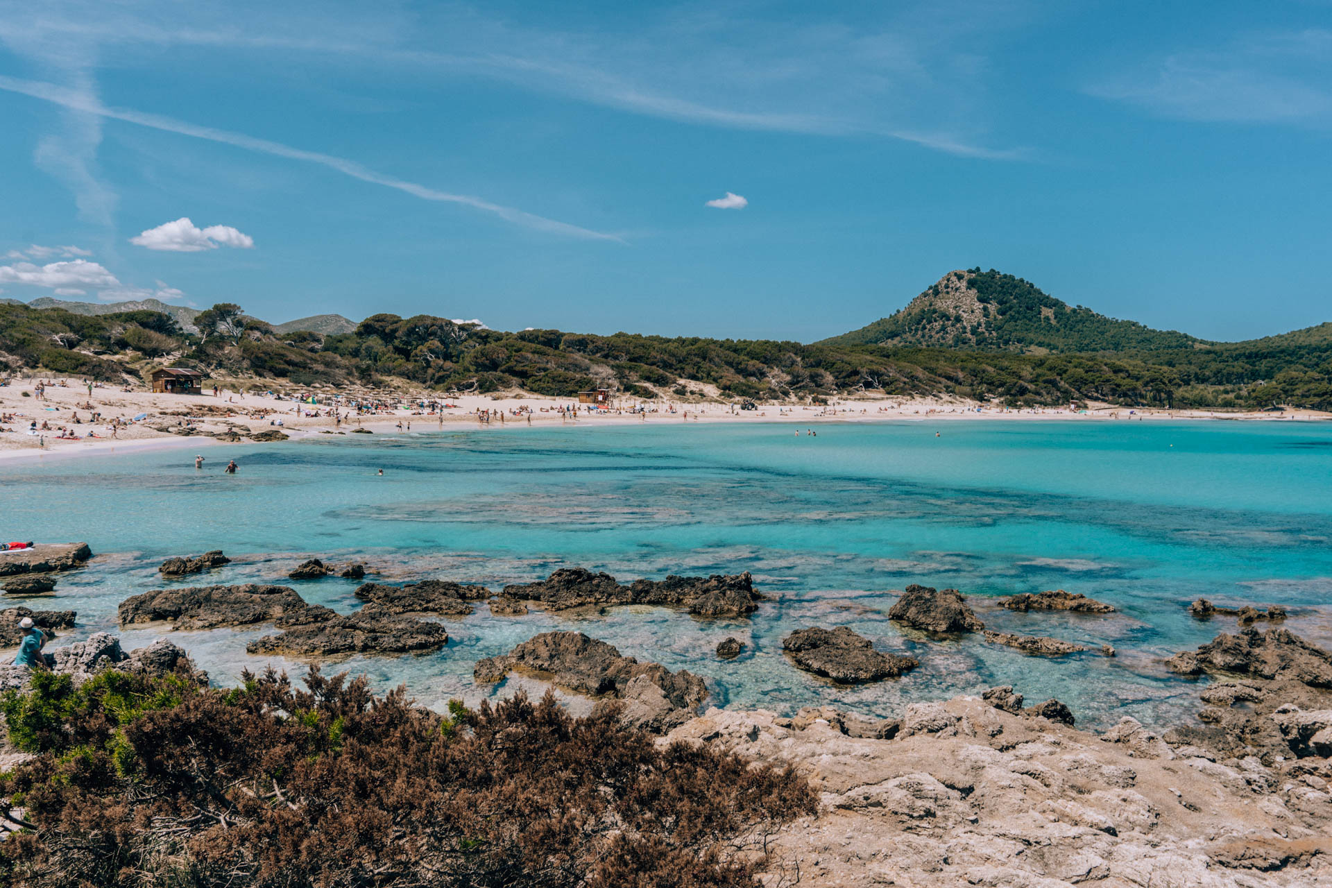 Panorama plaży Cala Agulla | Atrakcje na Majorce