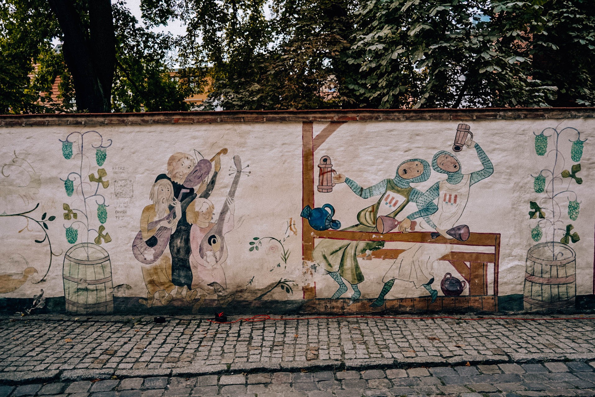 Średniowieczny mural | Weekend w Toruniu