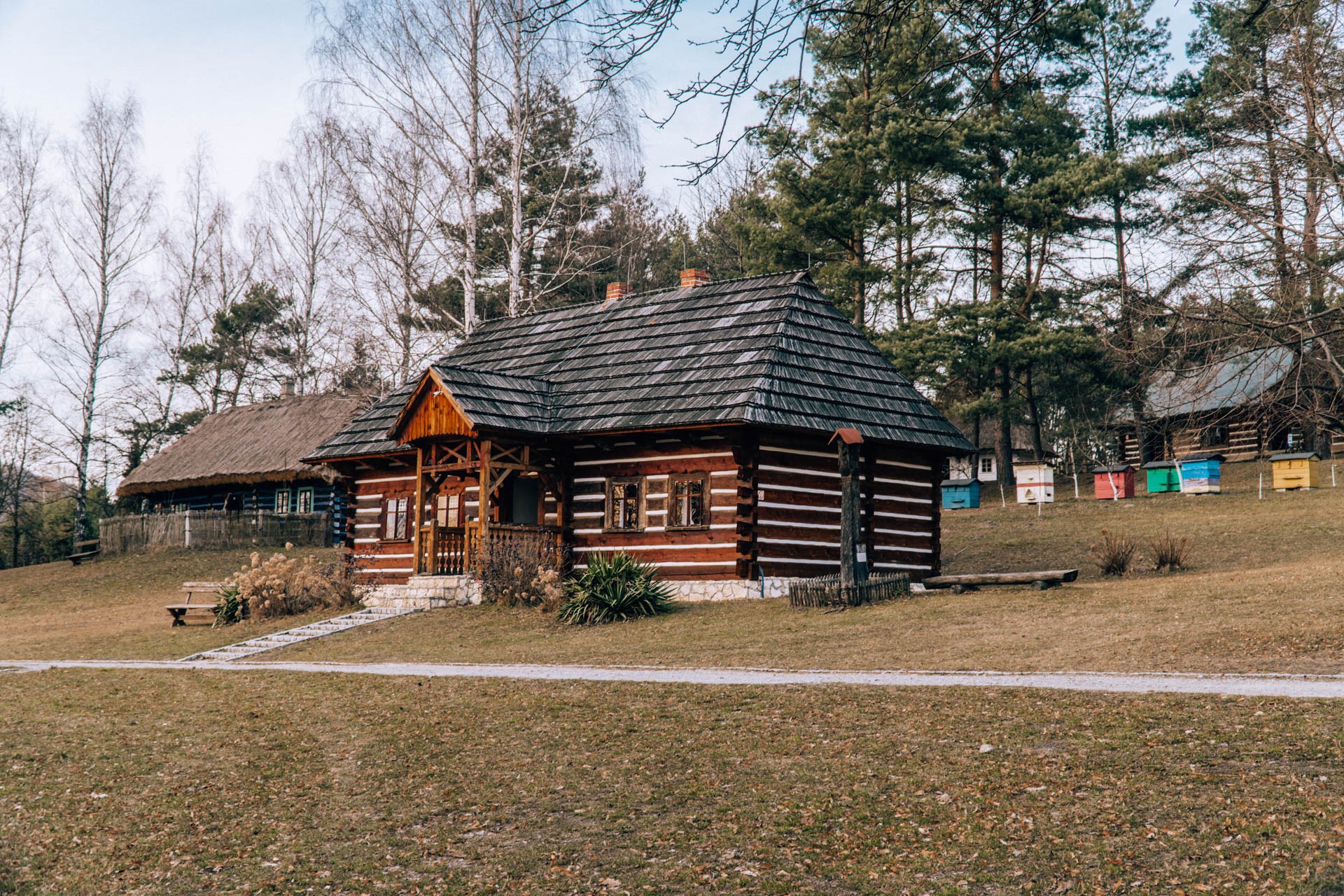 Zwiedzanie NAdwiślańskiego Parku Etnograficznego w Wygiełzowie