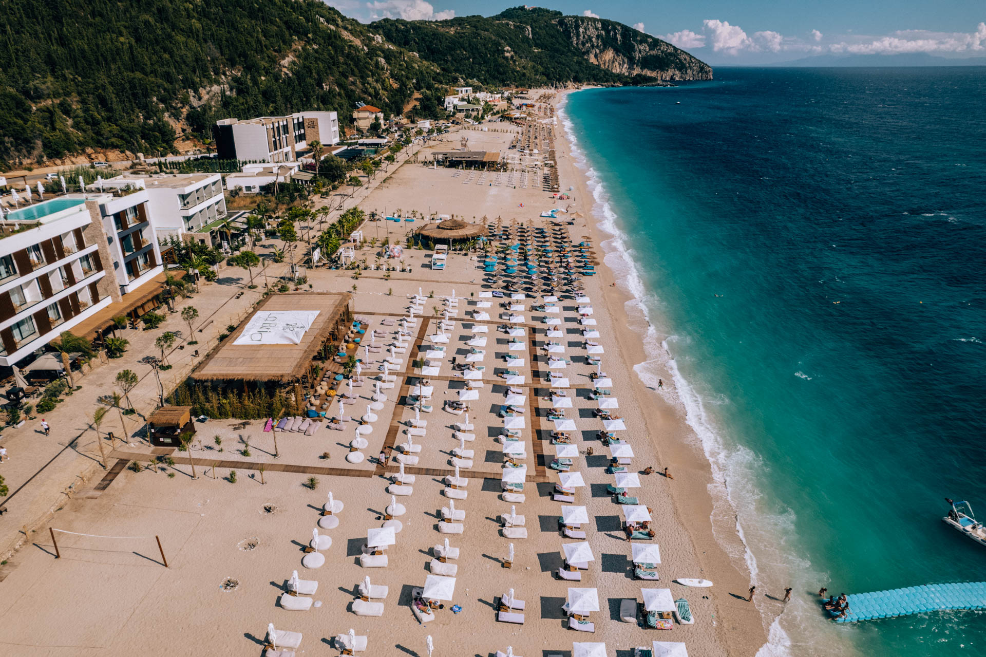 Plaża w Dhermi | Albania na własną rękę