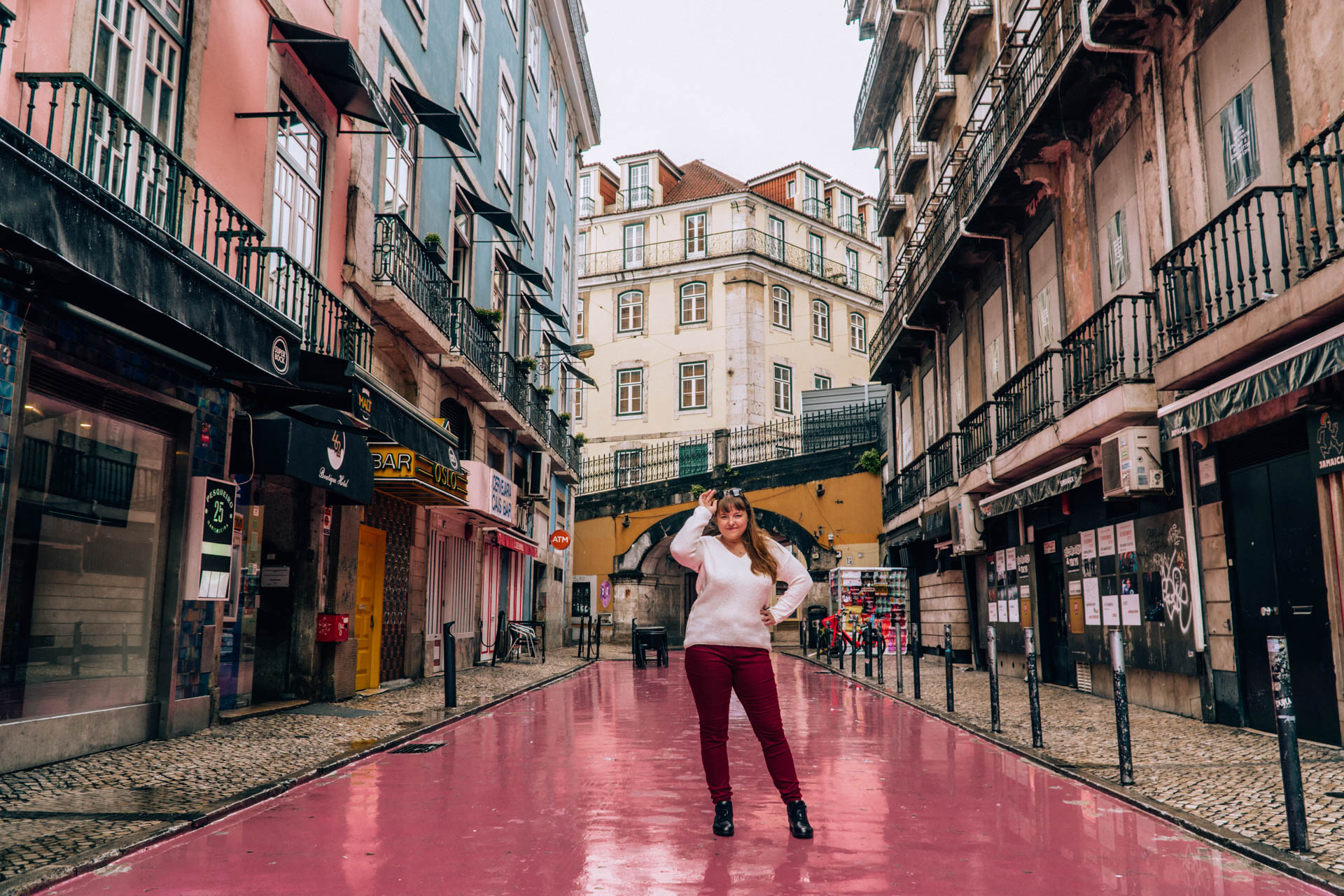 Pink Street | Atrakcje w Lizbonie