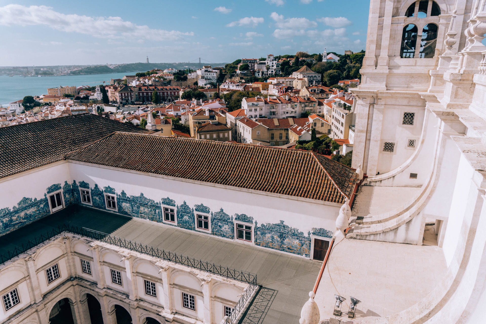 Punkt widokowy na dachu São Vicente de Fora | Atrakcje w Lizbonie