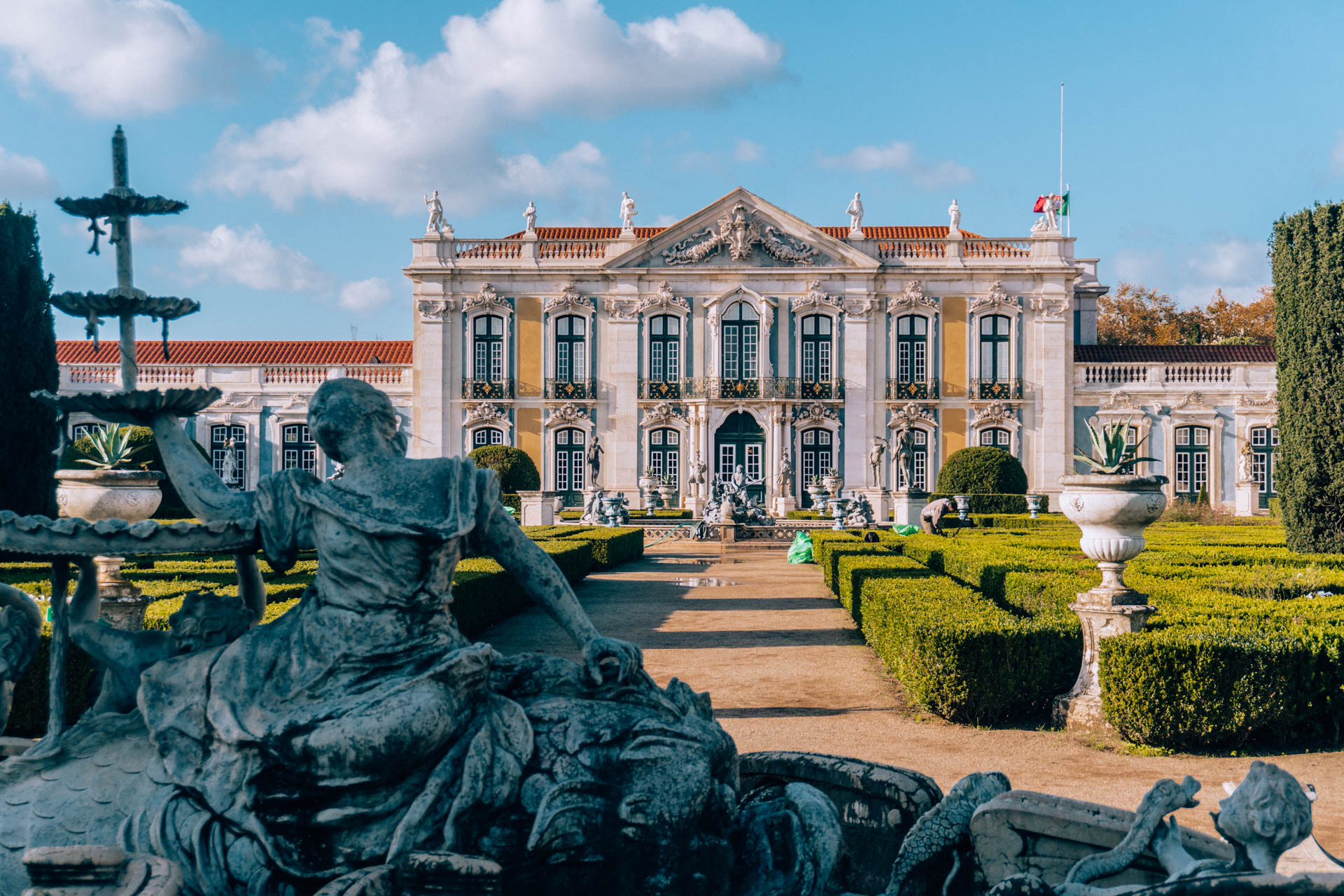 Ogród w Queluz | Atrakcje w Lizbonie