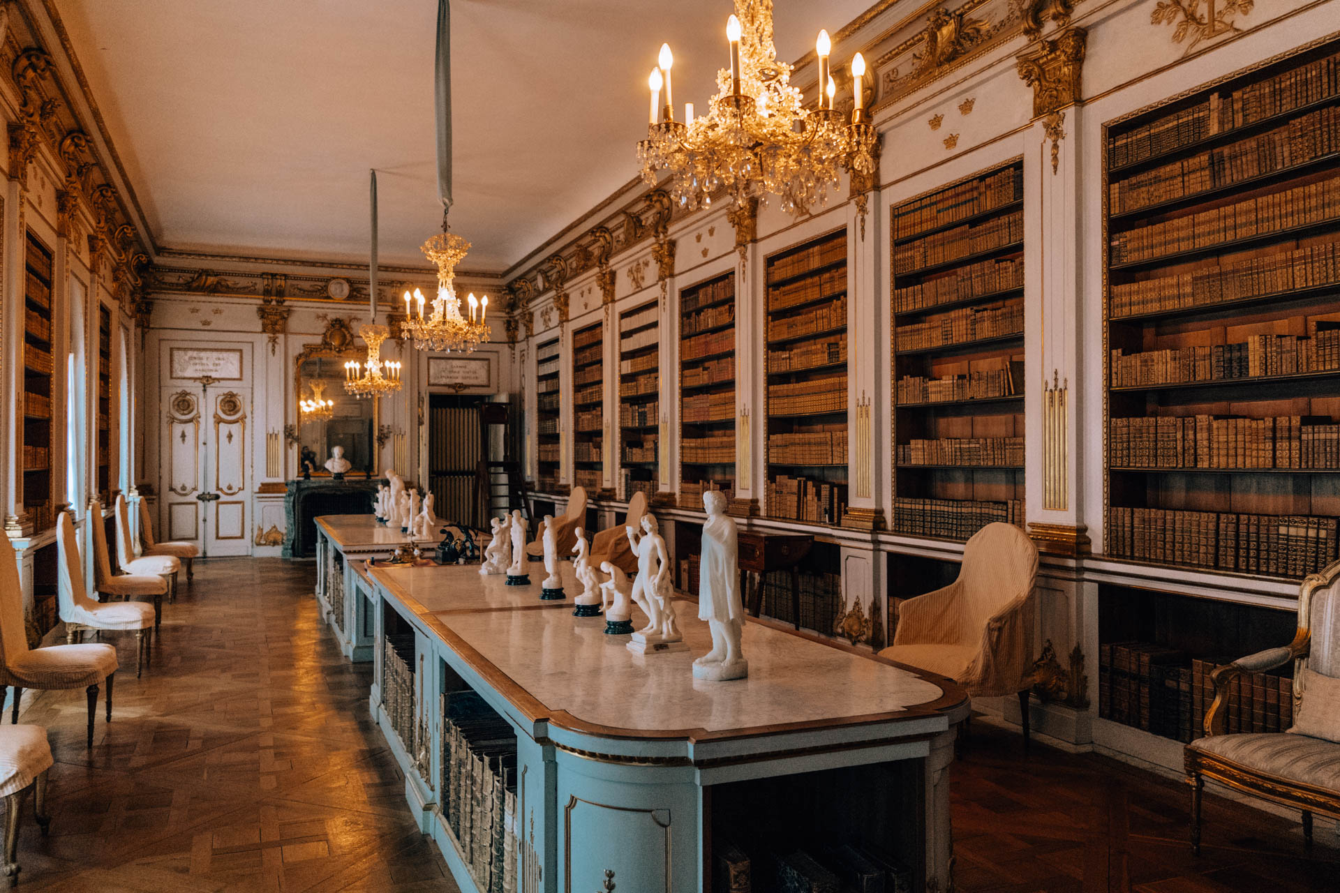 Biblioteka w Pałacu Drottingholm | Zwiedzanie Sztokholmu