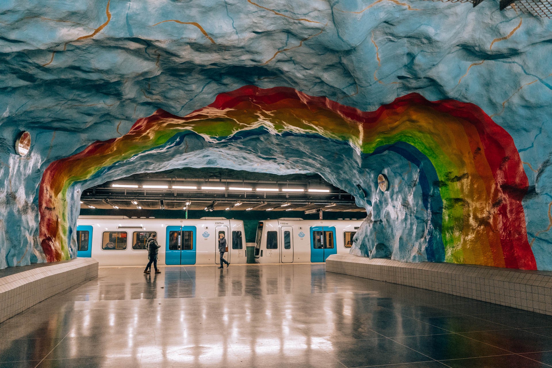 Stacja metra Stadion | Atrakcje w Sztokholmie