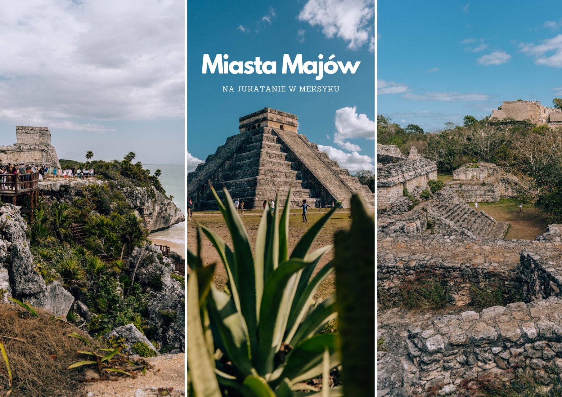 Miasta Majów na Jukatanie w Meksyku