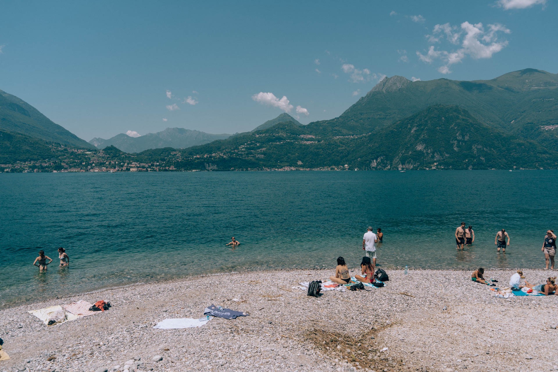Plaża Jezioro Como